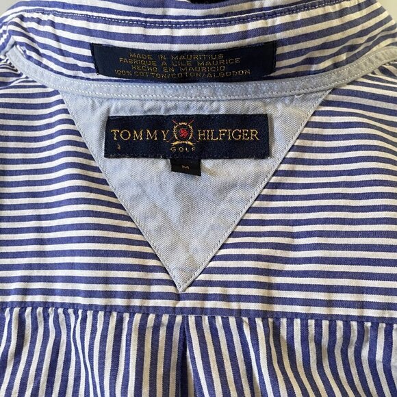 Men's Tommy Hilfiger Golf Button-Down Shirt, Size M - Picture 4 of 4